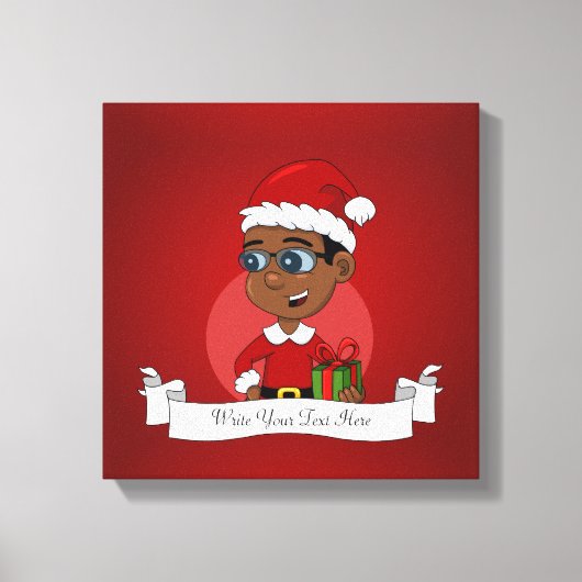 Toile Caricature de Noël (Recto)