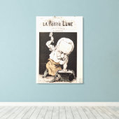 Toile Caricature de Victor Hugo (Insitu (Plancher de Bois))