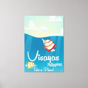 Toile Caricature de Visayas, philippines