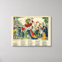 Caricature du démon de l'argent, 1860