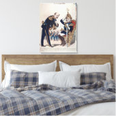 Toile caricature du Kaiser Guillaume de Prusse (Insitu(Chambre))