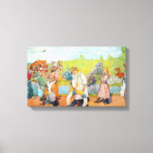 Toile Carl Larsson En Dehors Des Vents D'Été