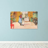 Toile Carl Larsson La cuisine (Insitu (Plancher de Bois))