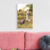 Toile Carl Larsson Vintage La Mariée (Insitu(Salon))