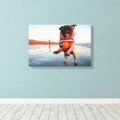 Toile Carlin à la plage (Insitu (Plancher de Bois))