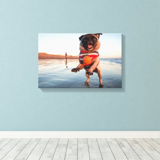 Toile Carlin à la plage (Insitu (Plancher de Bois))