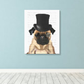 Toile Carlin, Hound officiel et Casquette (Insitu (Plancher de Bois))