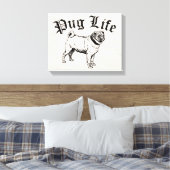 Toile Carlin Life Funny Chien Gangster (Insitu(Chambre))