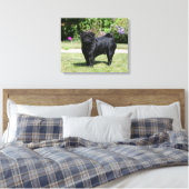 Toile Carlin noir debout regarder la caméra (Insitu(Chambre))