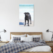 Toile Carlin Noir Sur La Plage (Insitu(Chambre))
