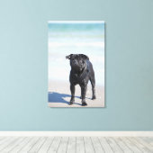 Toile Carlin Noir Sur La Plage (Insitu (Plancher de Bois))