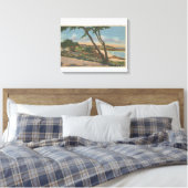 Toile Carmel, CA - Maisons le long de la vue sur la côte (Insitu(Chambre))