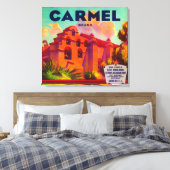 Toile Carmel Orange LabelEast Highlands, CA (Insitu(Chambre))