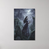 Toile Carmilla errant dans la brume styrienne (Recto)