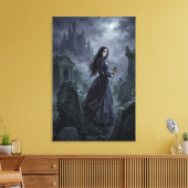Toile Carmilla errant dans la brume styrienne (Insitu(Salon))