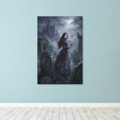 Toile Carmilla errant dans la brume styrienne (Insitu (Plancher de Bois))