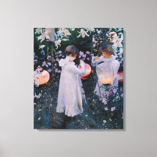 Toile Carnation, Lily, Lily, Rose (John Singer Sargent) (Recto)