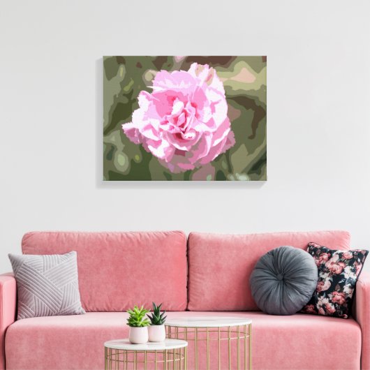 Toile Carnation rose (Insitu(Salon))