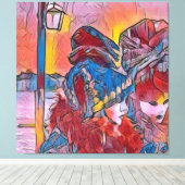 Toile Carnaval de Venise (Insitu (Plancher de Bois))