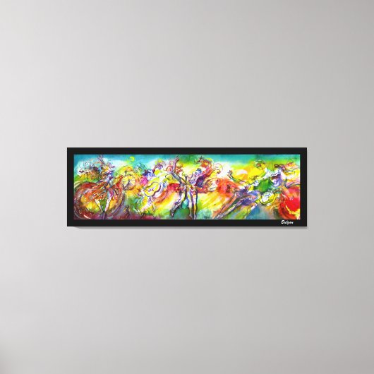 Toile CARNAVAL ITALIEN / Danse, Musique, Théâtre (Recto)