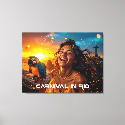 TOILE CARNIVAL À RIO (Recto)