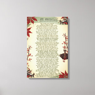 Toile Carol de Noël : Ole St. Nick  