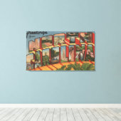 Toile Carolina du NordScènes de grandes lettres (Insitu (Plancher de Bois))