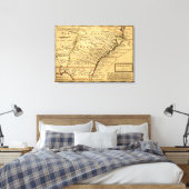 Toile CarolinaCarte panoramique (Insitu(Chambre))