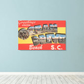 Toile Caroline du Sud - Ocean Drive Beach (Insitu (Plancher de Bois))