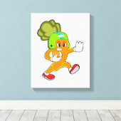 Toile Carotte dans le football (Insitu (Plancher de Bois))