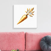 Toile Carotte dorée luxueuse (Insitu(Salon))