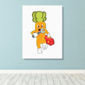 Toile Carotte en mécanique avec Boîte à outils (Insitu (Plancher de Bois))