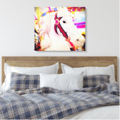 Toile Carousel carnival cheval audacieux design photo mo (Insitu(Chambre))