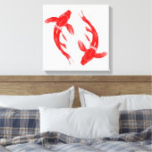 Toile Carpe de poisson rouge Koi (Insitu(Chambre))