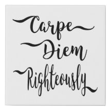 Toile Carpe Diem droit