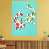 Toile Carpe Koi (Insitu(Salon))