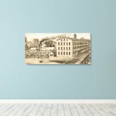 Toile Carpentersville Illinois Iron and Bolt Co. 1871 (Insitu (Plancher de Bois))