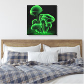 Toile Carré de fluorescence verte (Insitu(Chambre))