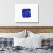 Toile Carré Sapphire Gemstone Blue (Insitu(Chambre))