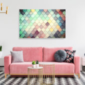 Toile Carreaux de mosaïque couleur (Insitu(Salon))