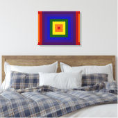 Toile Carrés arc-en-ciel (Insitu(Chambre))