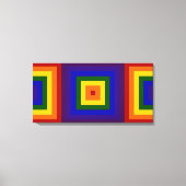 Toile Carrés arc-en-ciel (Recto)