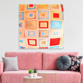 Toile Carrés colorés (Insitu(Salon))