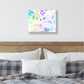 Toile Carrés géométriques Pastel (Insitu(Chambre))