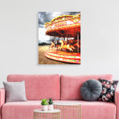 Toile Carrousel sur Brighton Beach (Insitu(Salon))
