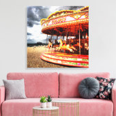 Toile Carrousel sur Brighton Beach (Insitu(Salon))