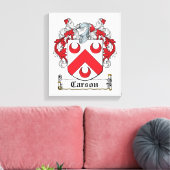 Toile Carson Family Crest (Insitu(Salon))