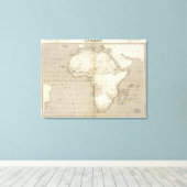 Toile Carte africaine 2 (Insitu (Plancher de Bois))