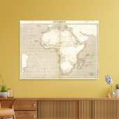 Toile Carte africaine 2 (Insitu(Salon))