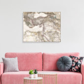 Toile Carte Afrique du Nord (Insitu(Salon))